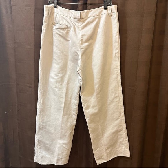NWOT GEORGIO ARMANI Linen Cotton Pants size 46 - Picture 2 of 6